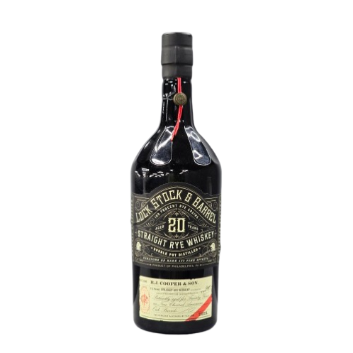 Lock stock & barrel 20 year old straight Rye Whiskey 750ML
