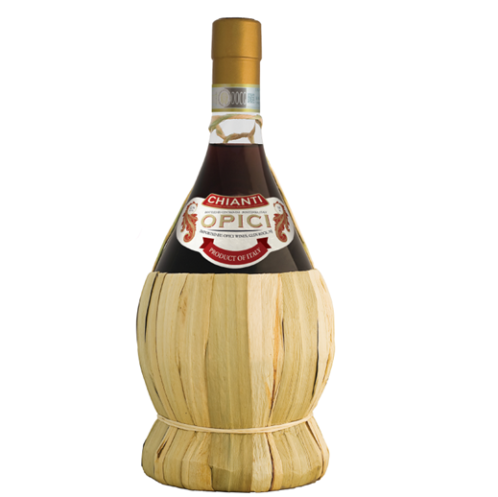 Opici Chianti Fiasco Straw Bottle 750ml