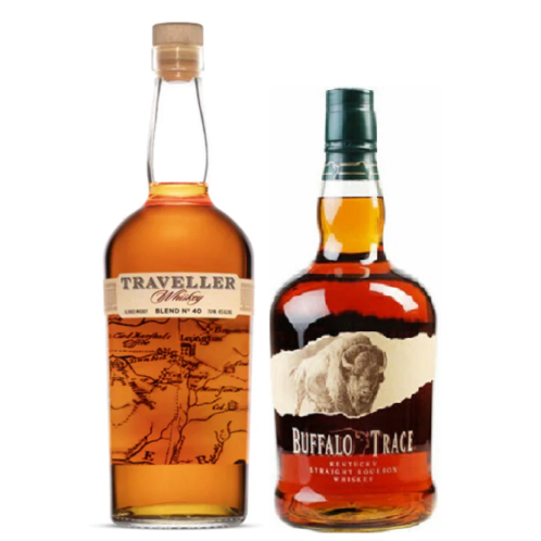 Buffalo Trace Bourbon   + Sazerac Straight Rye Whiskey 750ml -HOT DEAL!!!!