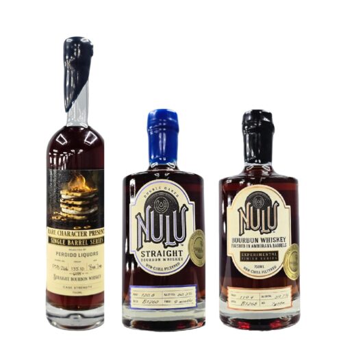 Rare Character Bourbon + Nulu Amburana Bourbon + Nulu Double Oaked Straight Bourbon Combo