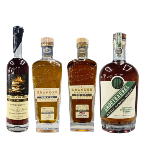 Shortbarrel Rye + Rare Character Bourbon + Grander Panama The Oaks + Grander Wheated Bourbon Combo