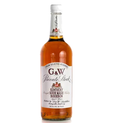G & W Private Stock Bourbon  750ml