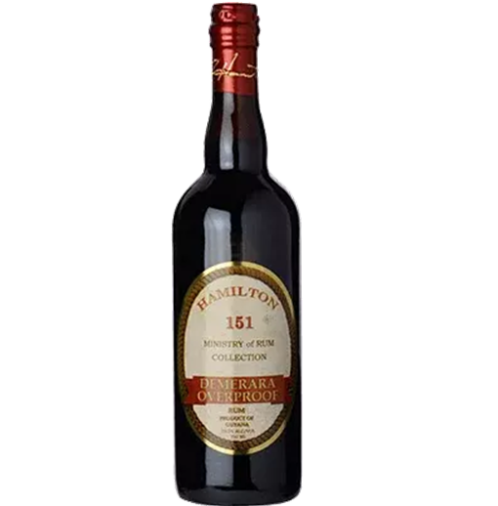Hamilton 151 Demerara Overproof Rum  750ml